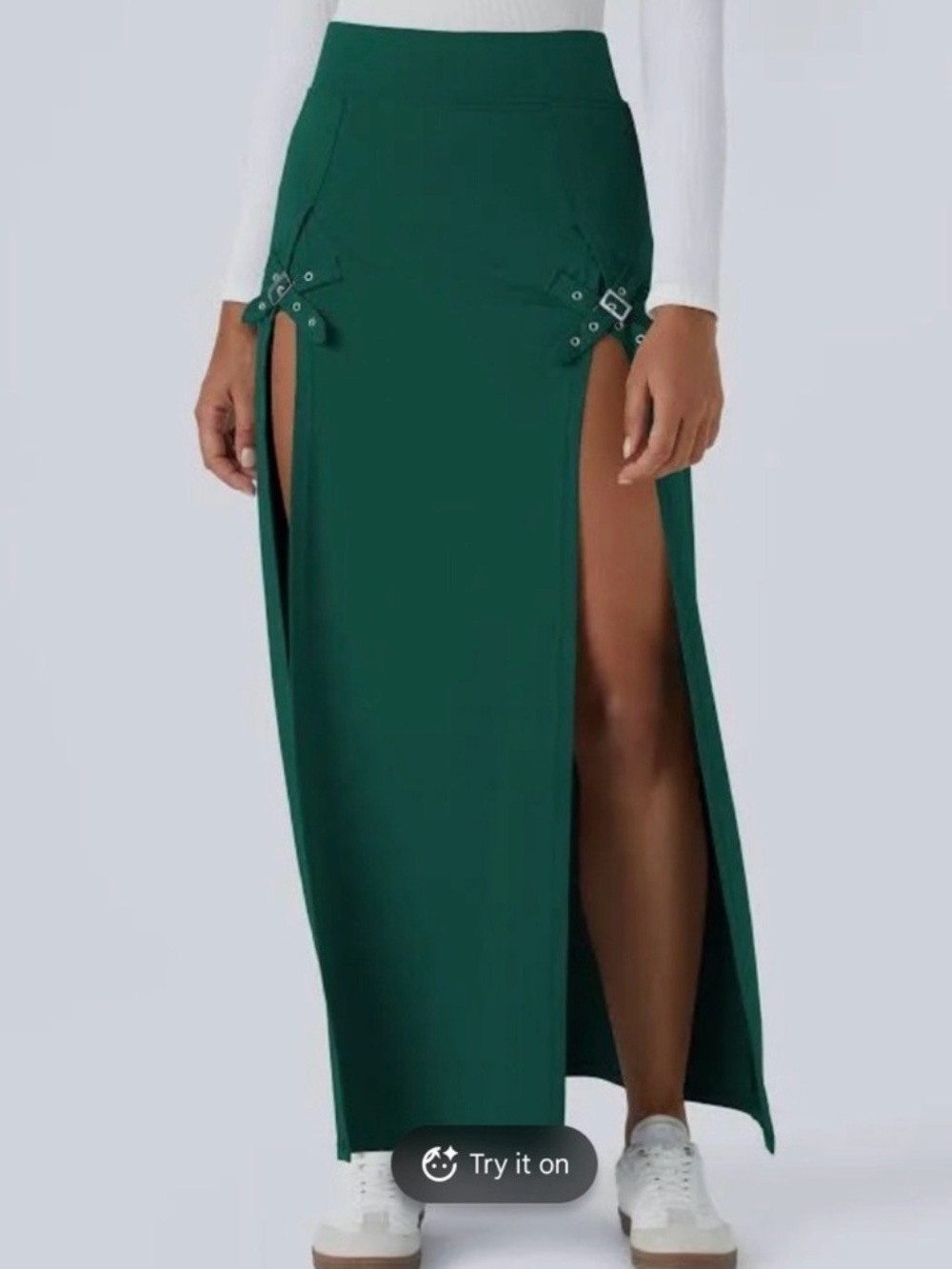 Halara 2-in-1 maxi skirt with shorts size medium nwt